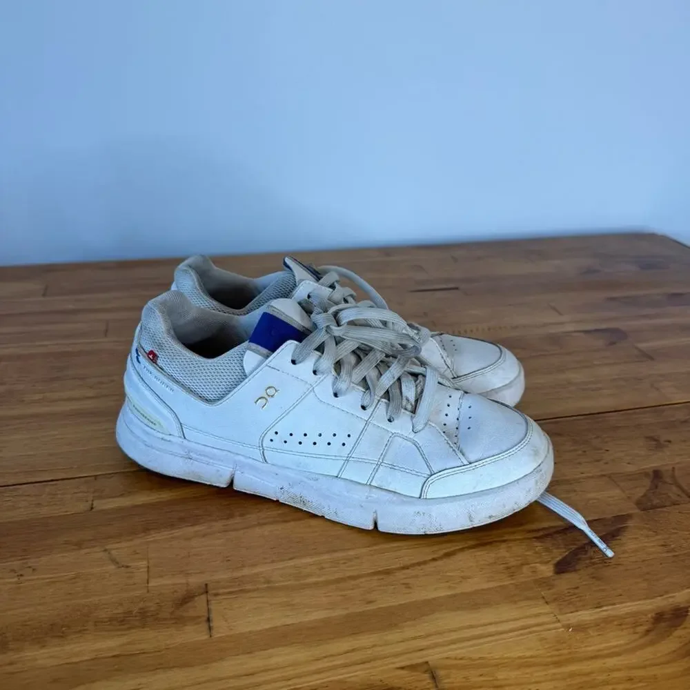 On Running The Roger Centre Court White Blue Clubhouse Athletic Sneakers Size 8 - Picture 2 of 7